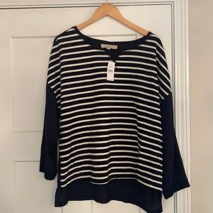 Navy Oversized Loft Sweatshirt Never Worn